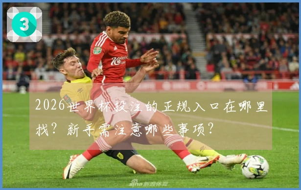 2026世界杯投注的正规入口在哪里找？新手需注意哪些事项？
